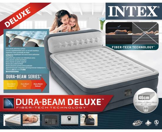 64448 Надувная кровать Ultra Plush, 152 х 236 х 46 см, с встроенным насосом 220-240V, фото , изображение 2