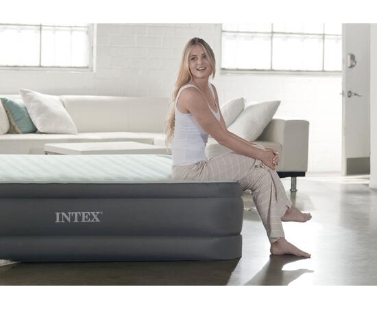 64902 Надувная кровать Premaire Elevated Airbed 99х191х46см, встроенный насос 220V, фото , изображение 4