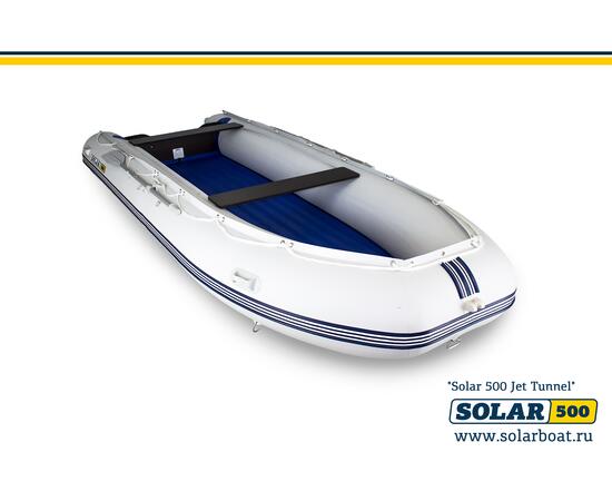 Лодка надувная моторная solar-500 JET тоннель (Светло-серый), фото , изображение 2