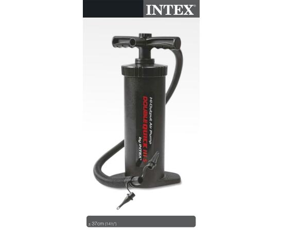 68605 Насос ручной Intex, 3 насадки, 37 см, фото , изображение 2