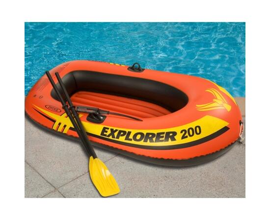 58331 Надувная лодка Explorer 200 set (до 95кг) 185х94х41см + весла/насос от 6лет, фото , изображение 4