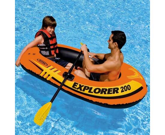 58330 Лодка Explorer 200 двухместная, 185х94х41 см, от 6 лет, до 95 кг, фото , изображение 5