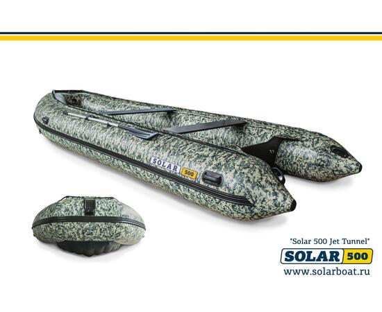Лодка надувная моторная solar-500 JET тоннель (Пиксель), фото 