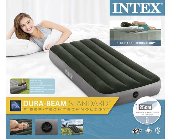 64760 Надувной матрас Downy Airbed, 76х191х25см, со встроенным ножным насосом, фото , изображение 3