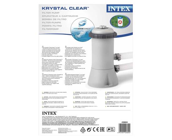 28604 Картриджный фильтр-насос для бассейна Intex, фото , изображение 3