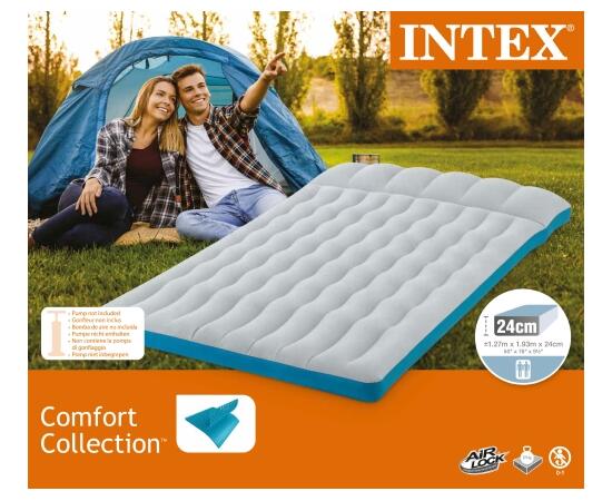 67999 Надувной матрас Camping Mat 127х193х24см, фото , изображение 5