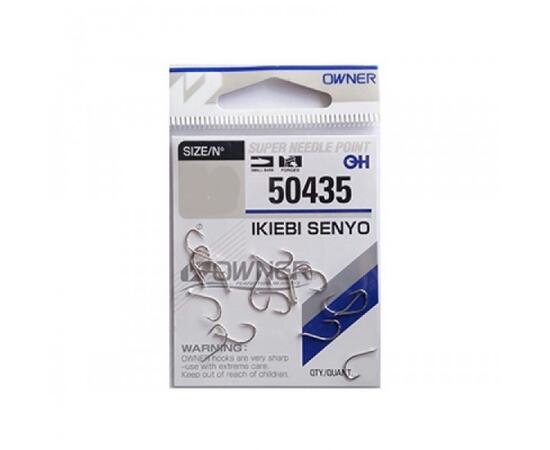 Крючок OWNER Ikiebi Senyo nickel №8 16шт, Размер: №8, Количество: 16 шт., фото 