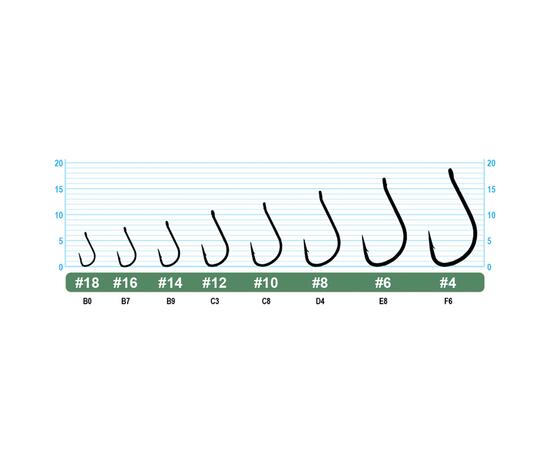 Крючок OWNER Pin Hook BC №6 8шт, Размер: №6, Количество: 8, фото , изображение 2