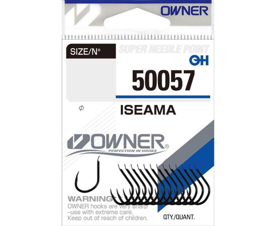 Крючок OWNER Iseama black №12 14шт, Цвет: Black, Размер: №12, Количество: 14, фото 