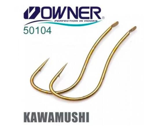 Крючок OWNER Kawamushi brown №10 15шт, Цвет: Brown, Размер: №10, Количество: 15, фото , изображение 2