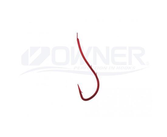 Крючок OWNER Ryusen BH red №8 11шт, Цвет: Red, Размер: №8, Количество: 11, фото , изображение 3