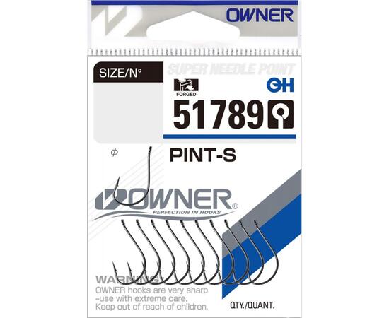 Крючок OWNER Pint-S №4 10шт, Размер: №4, Количество: 10, фото 