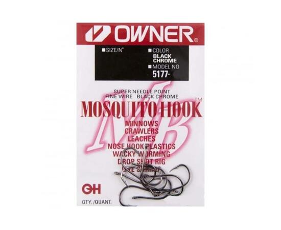 Крючок OWNER Mosquito Hook BC №6 10шт, Размер: №6, Количество: 10, фото 