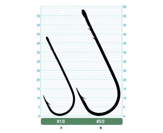 Крючок OWNER Straight Shank Wide Gap BC №4/0 5шт, Размер: №4/0, Количество: 5, фото , изображение 2