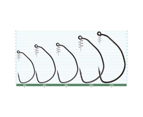 Крючок OWNER Beast With Twist Lock BC №4/0 3шт, Размер: №4/0, Количество: 3, фото , изображение 2
