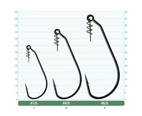 Крючок OWNER Twist Lock CPS BC №4/0 4шт, Размер: №4/0, Количество: 4, фото , изображение 2