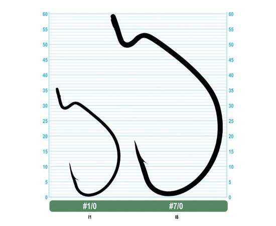 Крючок OWNER Wide Gap Plus BC №5/0 5шт, Размер: №5/0, Количество: 5, фото , изображение 2