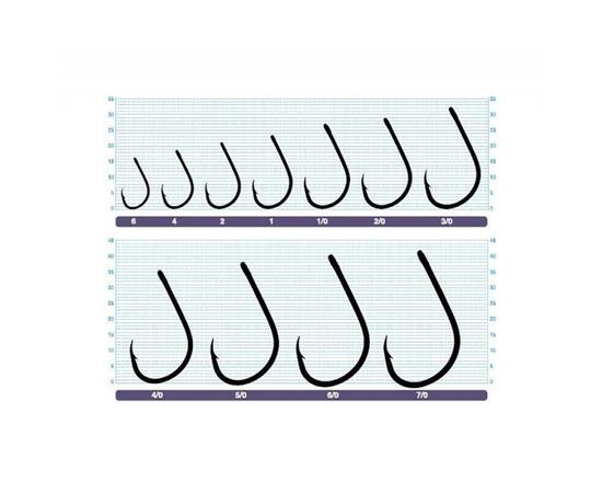 Крючок OWNER OC SSW Straight w/eye BC №3/0 7шт, Размер: №3/0, Количество: 7, фото , изображение 2