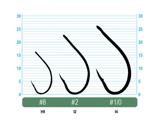 Крючок OWNER Carp Flyliner BC №2 4шт, Размер: №2, Количество: 4, фото , изображение 2