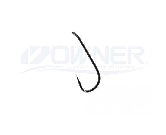 Крючок OWNER Tenkara Long-D №8 9шт, Размер: №8, Количество: 9, фото , изображение 3