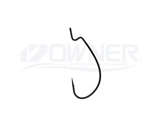 Крючок OWNER J - Light Worm Hook BC №4/0 5шт, Размер: №4/0, Количество: 5, фото , изображение 3