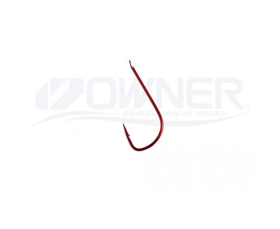 Крючок OWNER Sode red №15 14шт, Цвет: Red, Размер: №15, Количество: 14, фото , изображение 3