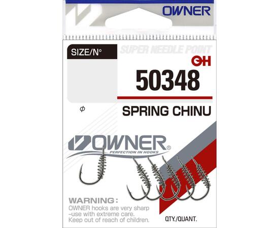Крючок OWNER Spring Chinu nickel №6 7шт, Цвет: nickel, Размер: №6, Количество: 7, фото 