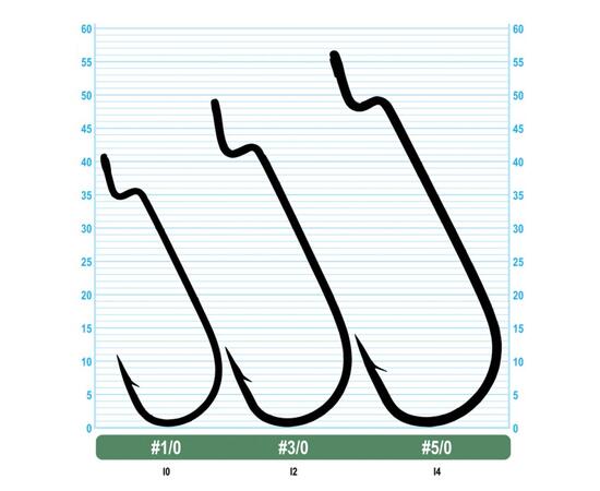 Крючок OWNER All Purpose Worm Hook BC №5/0 4шт, Размер: №5/0, Количество: 4, фото , изображение 2