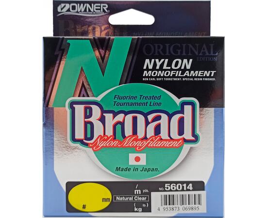 Леска OWNER Broad 300м 0,50мм 18кг, Цвет: Natural Clear, Размер: 0.50 мм, фото 