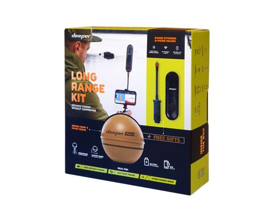 Подарочные наборы Эхолот Long range bundle (2024 summer bundle) (набор  CHIRP+ 2.0+Усилитель сигнала Deeper extender kit ), фото 