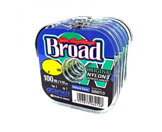 Леска OWNER Broad 100м 0,37мм 11,8кг, Цвет: Natural Clear, Размер: 0.37 мм, фото 