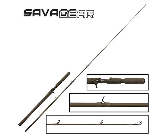 Удилище кастинговое SAVAGE GEAR SG4 Jerk Specialist Trigger 6'6" 198cm 70-100g 1+1sec Toray, фото , изображение 3