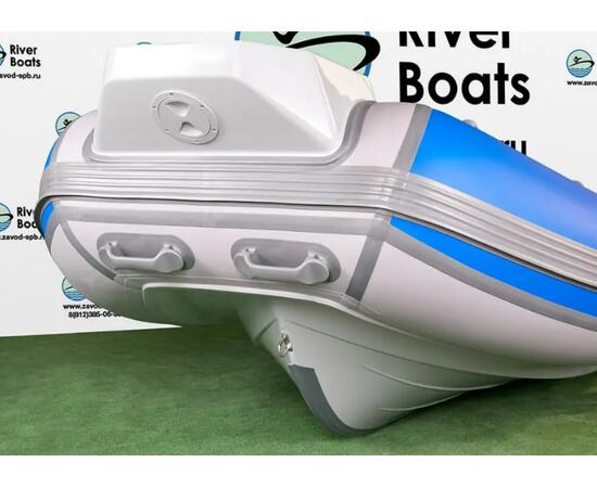 Надувная лодка RiverBoats RB 430 (Встроенный рундук) (транец L — 515 мм.), фото , изображение 5