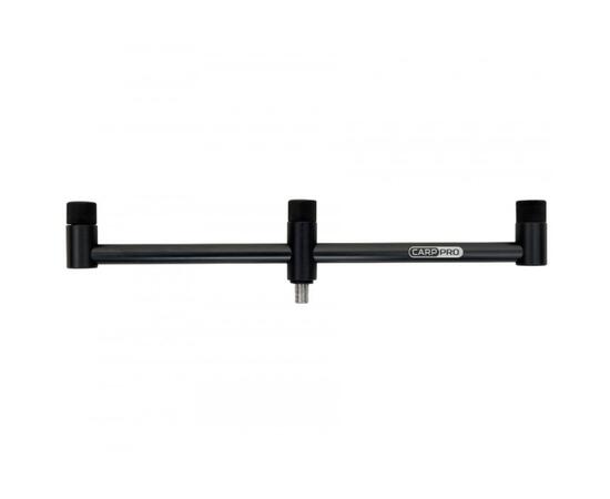 Буз-бар CARP PRO Deluxe на 3 удилища 30см алюминий Black, фото 