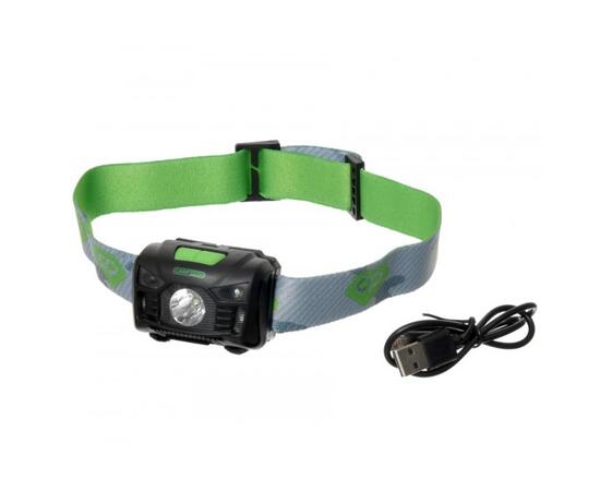 Фонарь налобный CARP PRO сенсорный Diamond 3W LED с аккумулятором, фото 