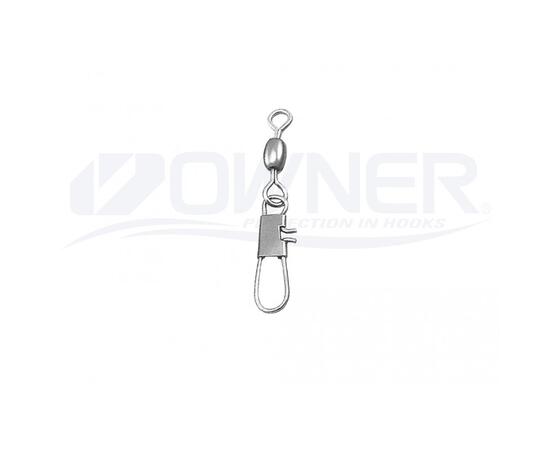 Застежка с вертлюгом OWNER Inter Snap Crane №16 10шт, Номер: №16, фото , изображение 3