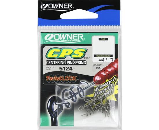 Спираль для приманок OWNER Centering Pin Spring nickel №S 8шт, Номер: №S, фото 