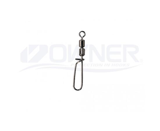 Застежка OWNER с вертлюгом Sinker Hook W Crane №10 6шт, Номер: №10, фото , изображение 3