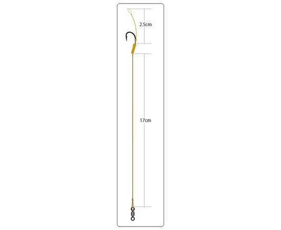 Оснастка готовая карповая OWNER ORC-6 Combi rig №4 25lb 17см 2шт, фото , изображение 2