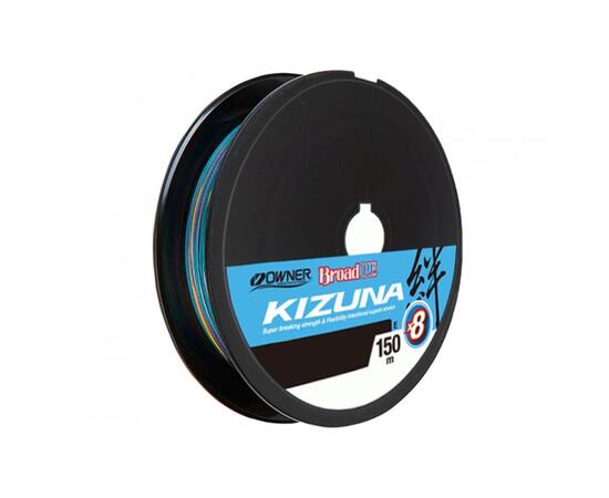 Шнур OWNER Kizuna X8 Broad PE multi color 10м 150м 0,17мм 9,2кг, Диаметр лески: 0,17 мм, Размотка: 150 м, фото , изображение 2