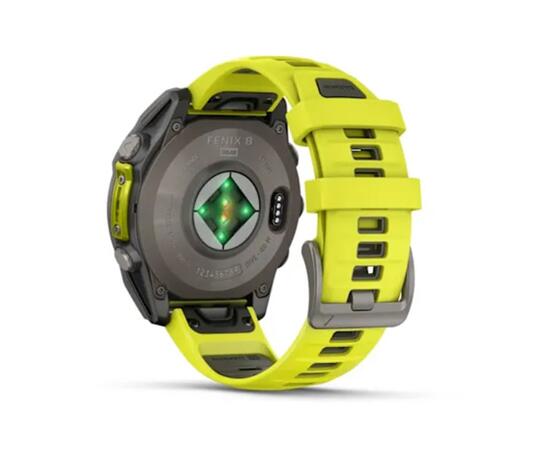Часы Garmin Fenix 8 - 47 мм Solar Sapphire титан, силиконовый ремешок, фото , изображение 12