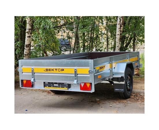 Прицеп лодочный одноосный   ЛАВ 81013G 3.0 Вектор, фото , изображение 2
