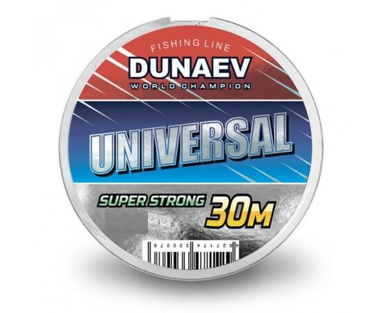 Леска Dunaev Universal 0.14мм 30м, Разрывная нагрузка: 2,0 кг, Диаметр лески: 0,14 мм, Размотка: 30 м, фото 