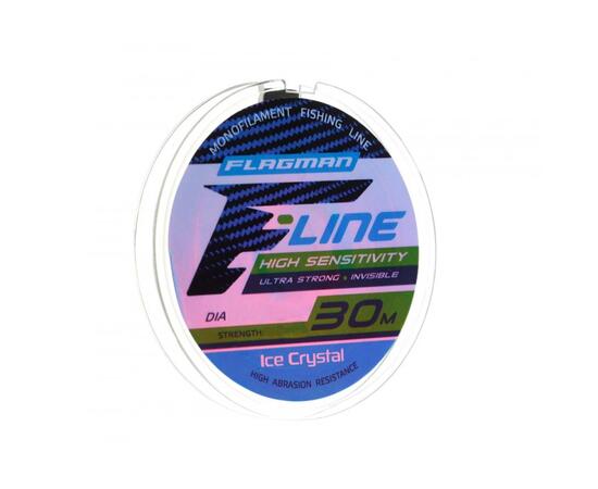 Леска FLAGMAN F-LINE Ice Crystal 30м 0.18мм, Разрывная нагрузка: 3,4 кг, Диаметр лески: 0,18 мм, Размотка: 30 м, фото 