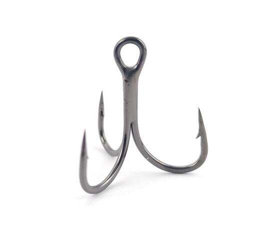Тройник FLAGMAN Treble hook F46 №6 5шт, Номер: 6, фото 