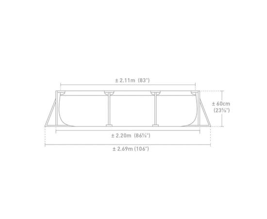 28266 Бассейн каркасный 220х150х60см Intex, фото , изображение 4