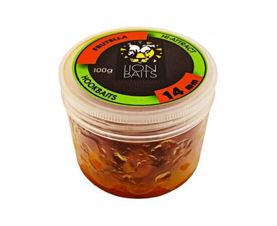 Lion Baits Бойл в банке (HI-ATTRACT) 14 мм FRUTELLA - 100 гр, Вкус для группировки: FRUTELLA, фото 
