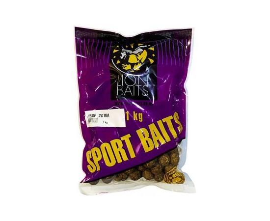 Lion Baits Бойлы тонущие серии SPORT BAITS 20 мм HEMP - 1 кг, Вкус для группировки: HEMP, фото 