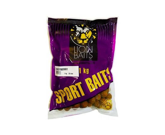 Lion Baits Бойлы тонущие серии SPORT BAITS 20 мм HONEYBERRY - 1 кг, Вкус для группировки: HONEYBERRY, фото 