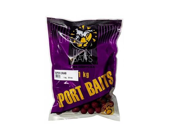 Lion Baits Бойлы тонущие серии SPORT BAITS 20 мм Super Crab - 1 кг, Вкус для группировки: Super Crab, фото 